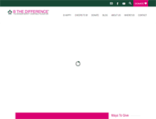 Tablet Screenshot of bthedifference.org